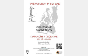 Stage préparation 1er et 2ème Dan